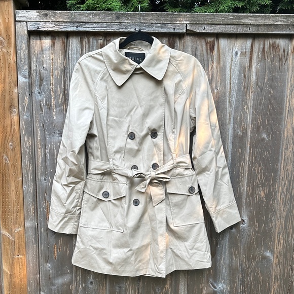 NWOT George Tan Women's Trench Coat - Picture 5 of 5